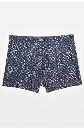 Боксеры мужские тёмно-синего цвета с принтом DO1880 211611C