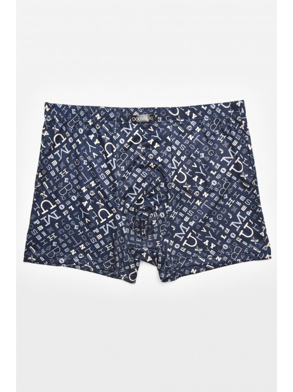 Боксеры мужские тёмно-синего цвета с принтом DO1880 211611C