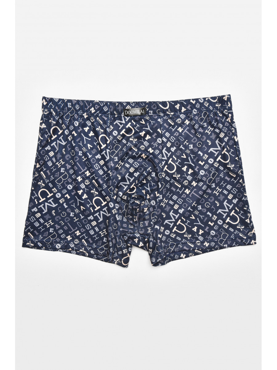 Боксеры мужские тёмно-синего цвета с принтом DO1880 211611C