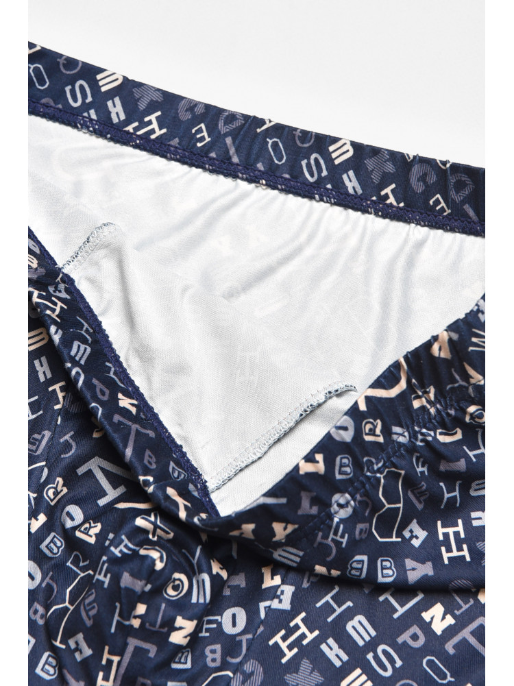 Боксеры мужские тёмно-синего цвета с принтом DO1880 211611C