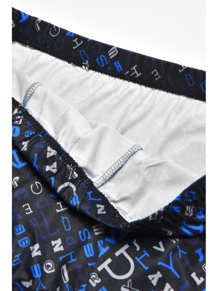 Боксеры мужские тёмно-синего цвета с принтом DO1880 211612C