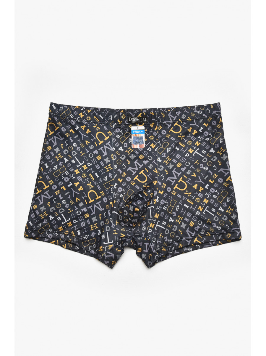 Боксеры мужские черного цвета с принтом DO1880 211614C