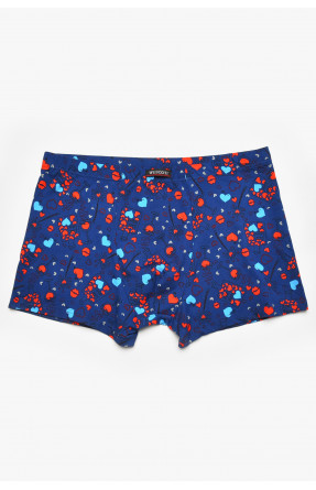Боксеры мужские синего цвета с принтом W3916 211615C Боксеры мужские синего цвета с принтом W3916 211615C