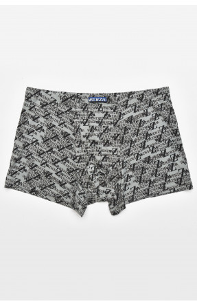 Боксеры мужские серого цвета с принтом W3750 211617C