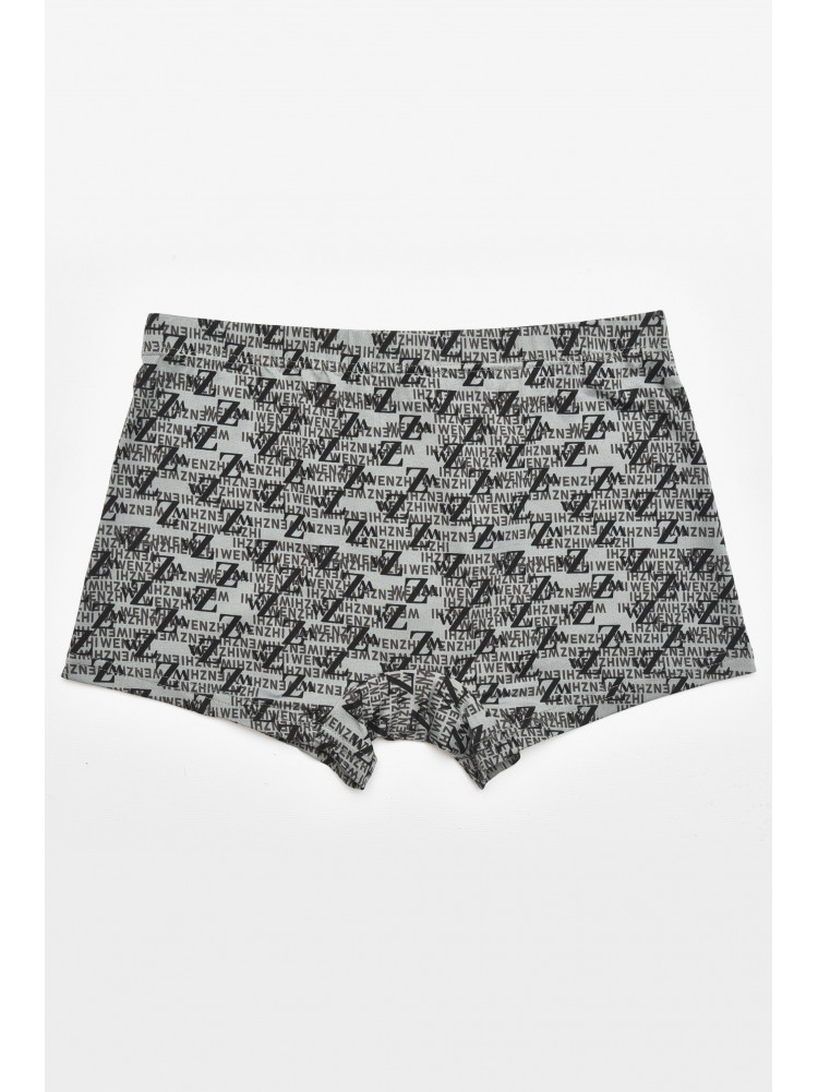 Боксеры мужские серого цвета с принтом W3750 211617C