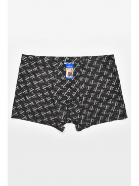 Боксеры мужские черного цвета с принтом W3750 211618C