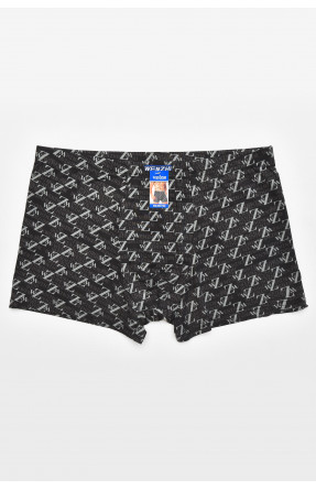 Боксеры мужские черного цвета с принтом W3750 211618C