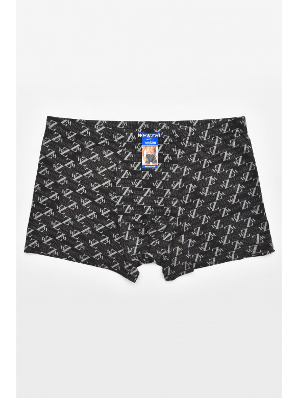 Боксеры мужские черного цвета с принтом W3750 211618C
