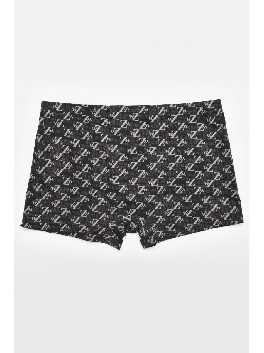 Боксеры мужские черного цвета с принтом W3750 211618C