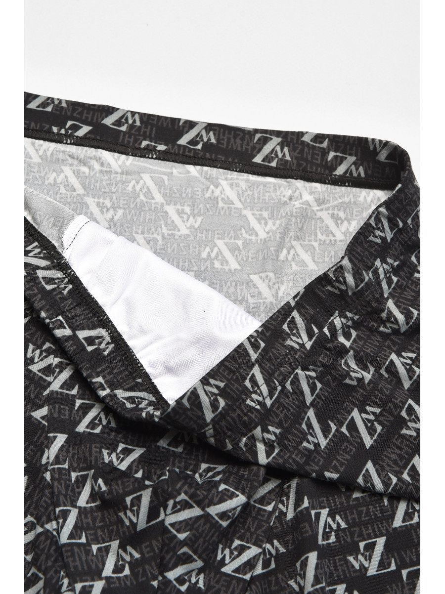 Боксеры мужские черного цвета с принтом W3750 211618C