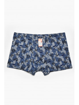 Боксеры мужские тёмно-синего цвета с принтом W3784 211623C