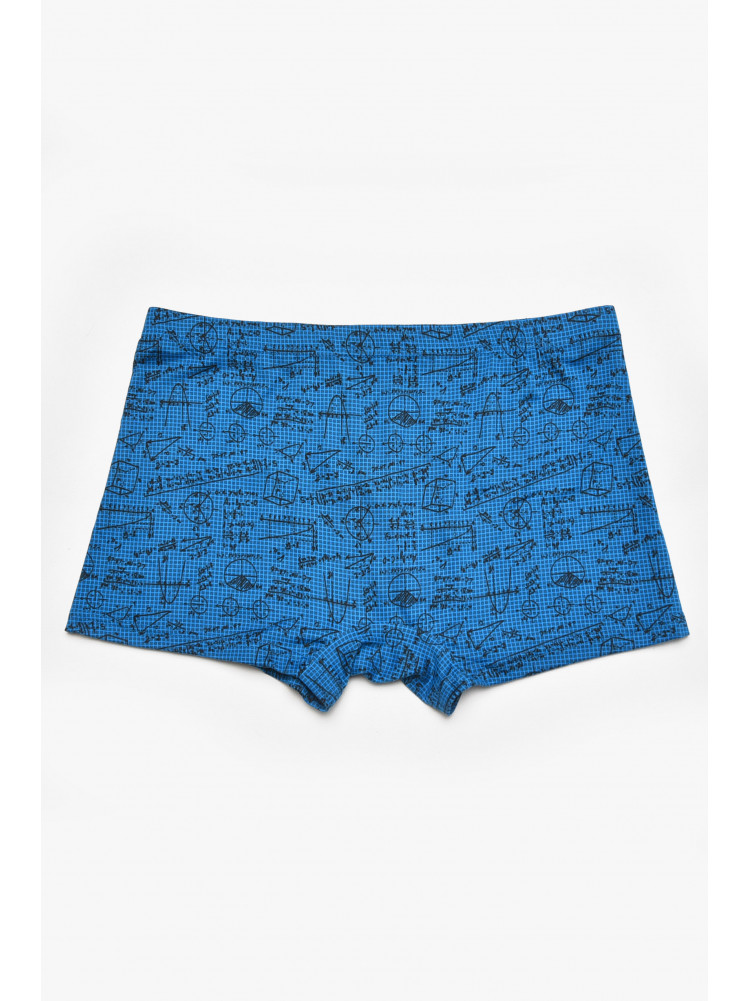 Боксеры мужские синего цвета с принтом W3778 211628C