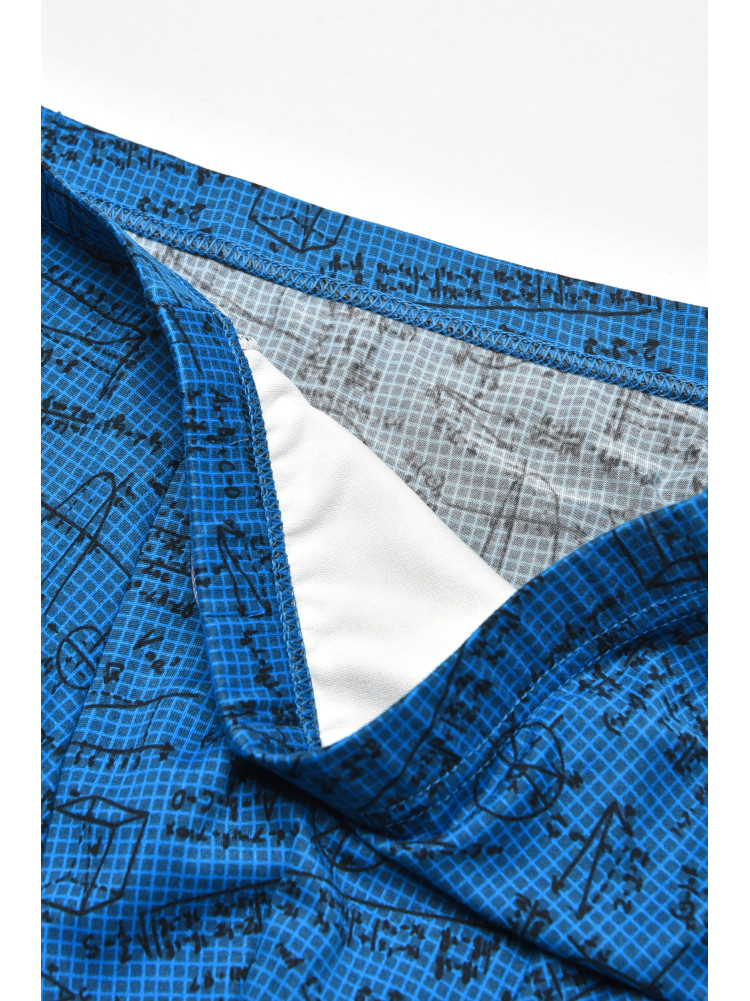 Боксеры мужские синего цвета с принтом W3778 211628C