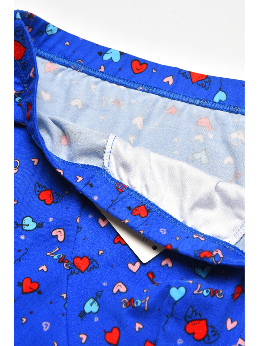 Боксеры мужские синего цвета с принтом W3912 211632C