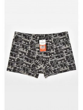 Боксеры мужские черного цвета с принтом 211633C