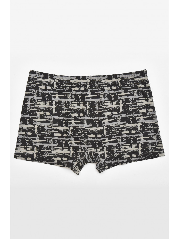 Боксеры мужские черного цвета с принтом 211633C