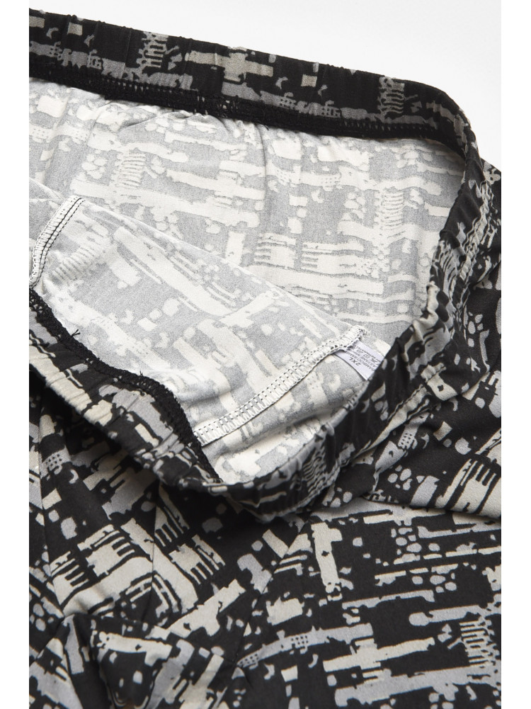 Боксеры мужские черного цвета с принтом 211633C