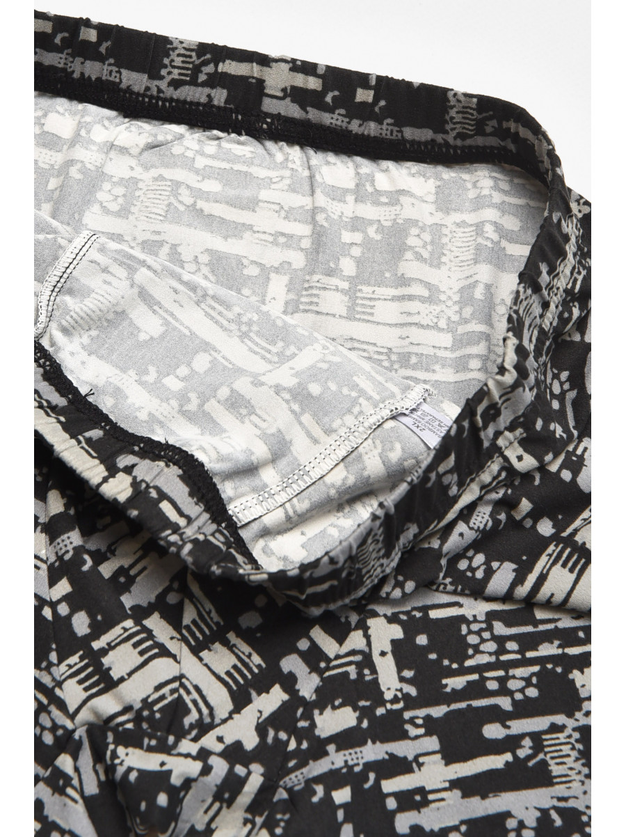 Боксеры мужские черного цвета с принтом 211633C