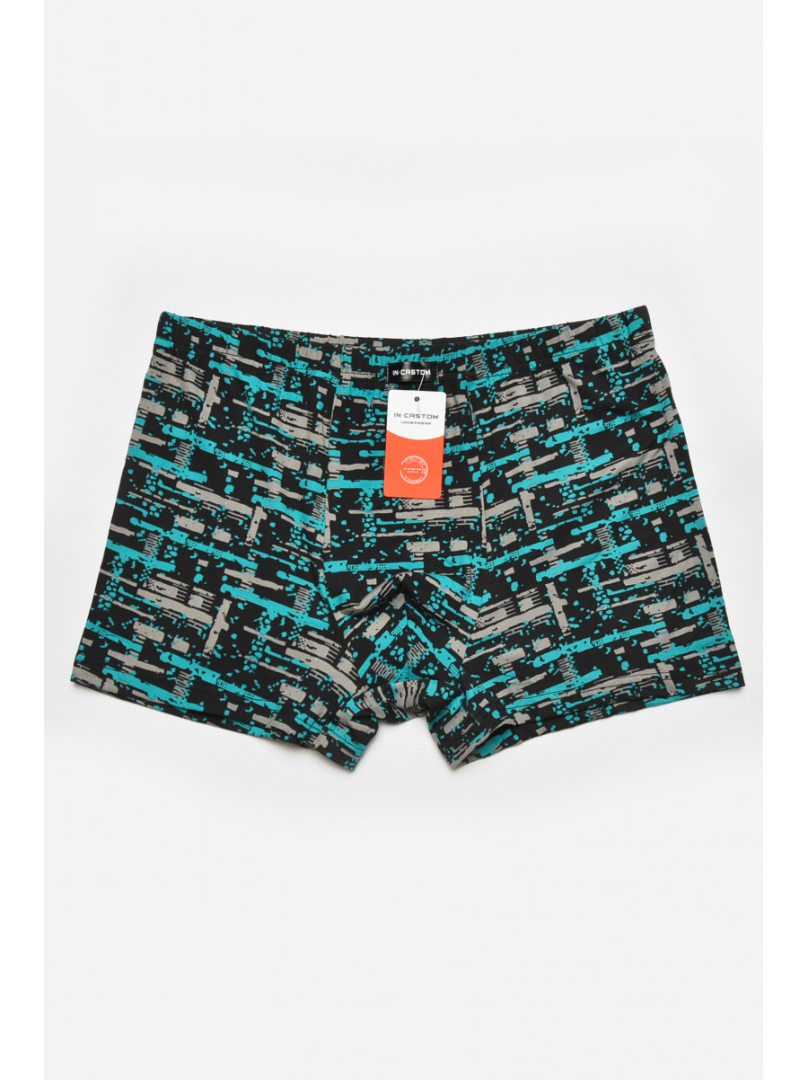 Боксеры мужские черного цвета с принтом 211634C