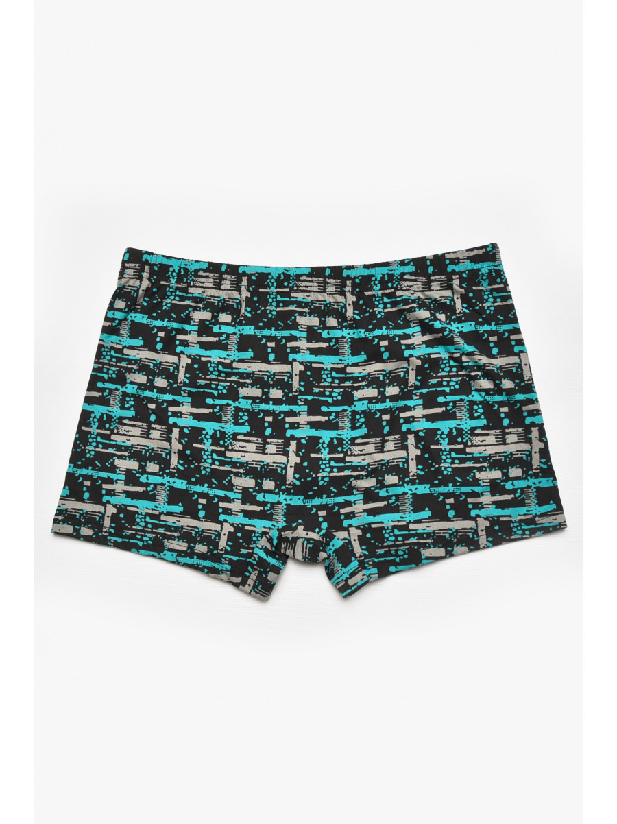 Боксеры мужские черного цвета с принтом 211634C