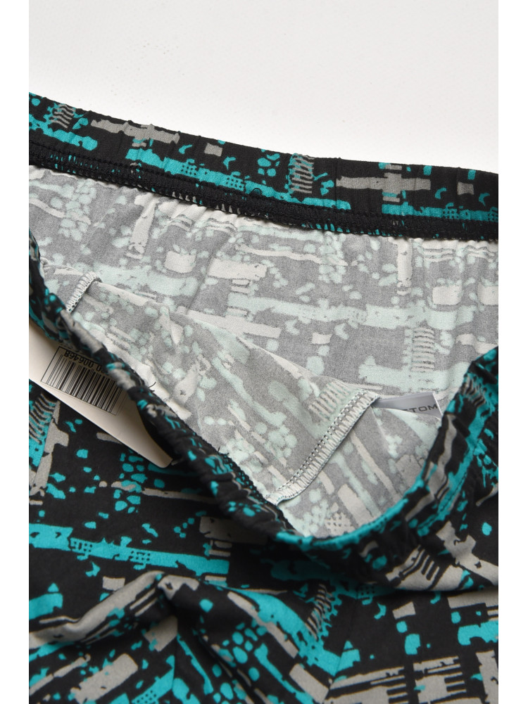 Боксеры мужские черного цвета с принтом 211634C