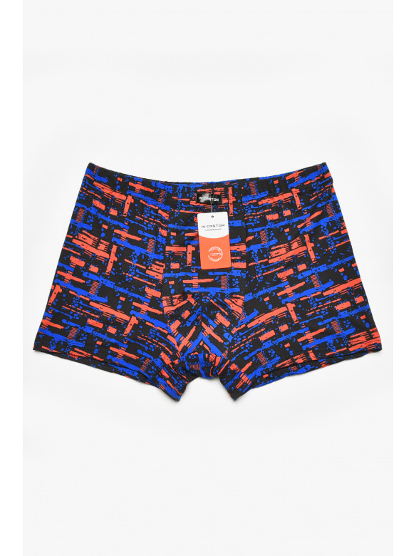 Боксеры мужские черного цвета с принтом 211635C