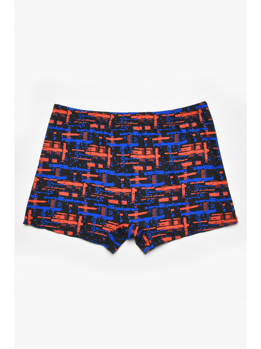 Боксеры мужские черного цвета с принтом 211635C