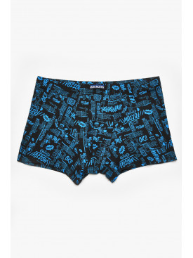 Боксеры мужские черного цвета с принтом W3781 211636C