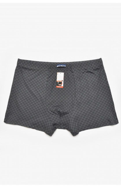 Боксеры мужские серого цвета с принтом W3827 211639C Боксеры мужские серого цвета с принтом W3827 211639C