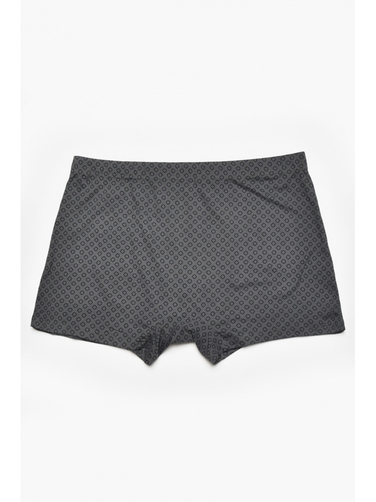 Боксеры мужские серого цвета с принтом W3827 211639C