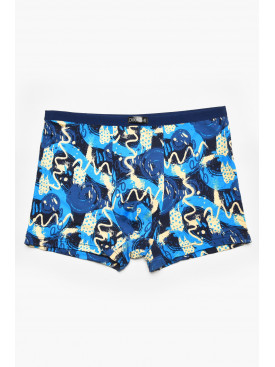 Боксеры мужские синего цвета с принтом DO1667 211643C
