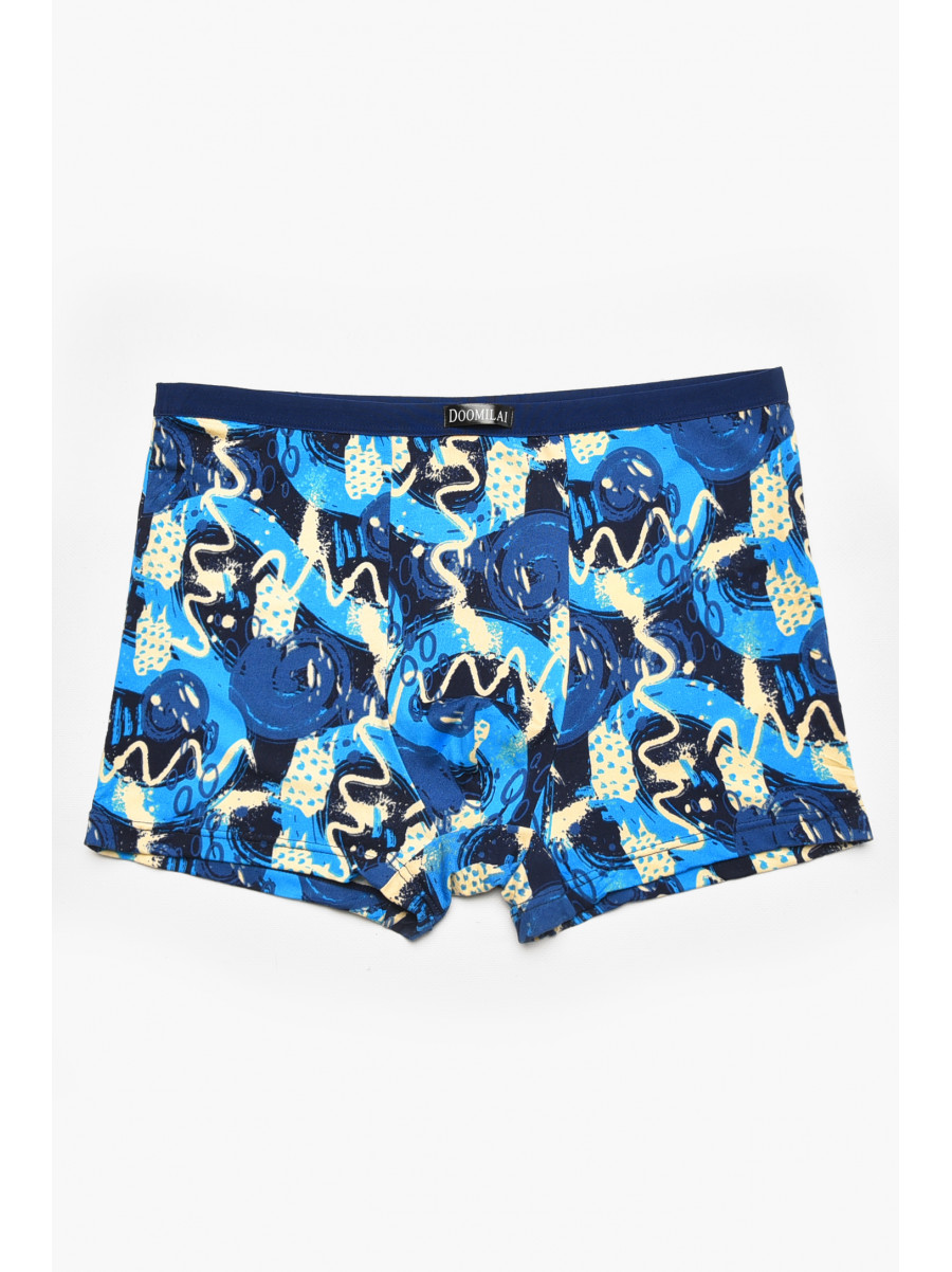Боксеры мужские синего цвета с принтом DO1667 211643C