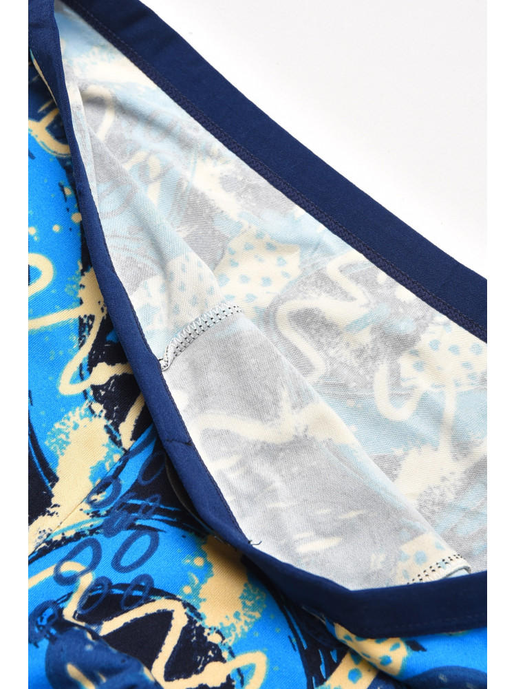 Боксеры мужские синего цвета с принтом DO1667 211643C