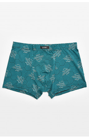 Боксеры мужские зеленого цвета с принтом 211649C