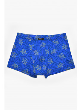 Боксеры мужские синего цвета с принтом 211650C