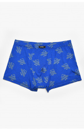 Боксеры мужские синего цвета с принтом 211650C