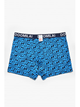 Боксери чоловічі темно-синього кольору з принтом DO1804 211651C Боксери чоловічі темно-синього кольору з принтом DO1804 211651C