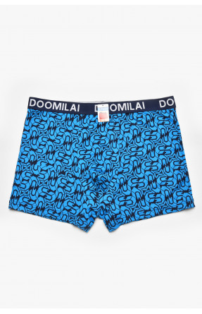 Боксеры мужские тёмно-синего цвета с принтом DO1804 211651C