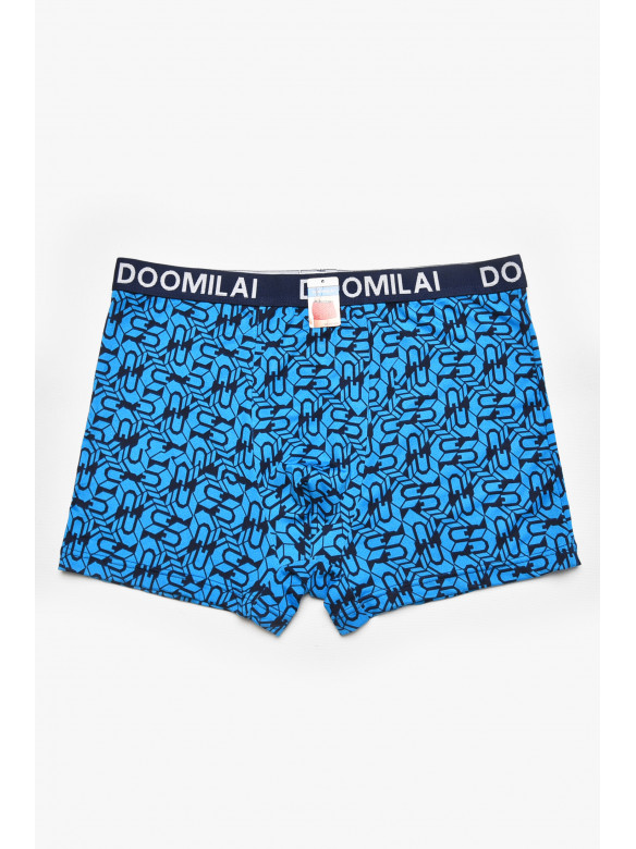 Боксеры мужские тёмно-синего цвета с принтом DO1804 211651C