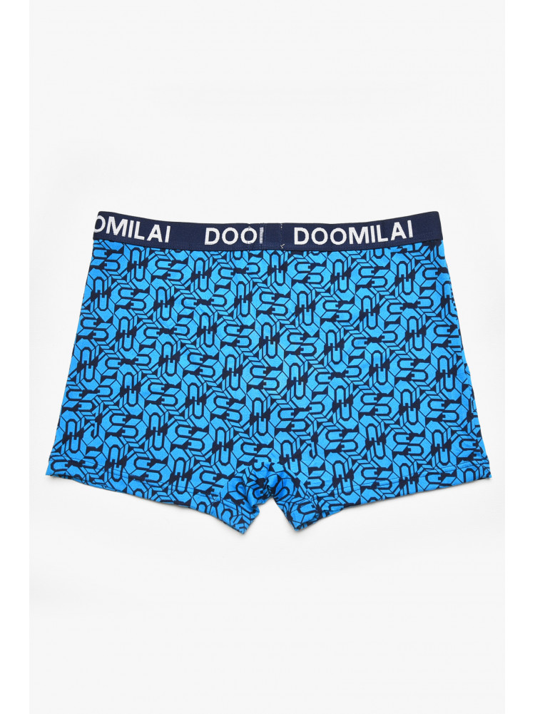 Боксеры мужские тёмно-синего цвета с принтом DO1804 211651C