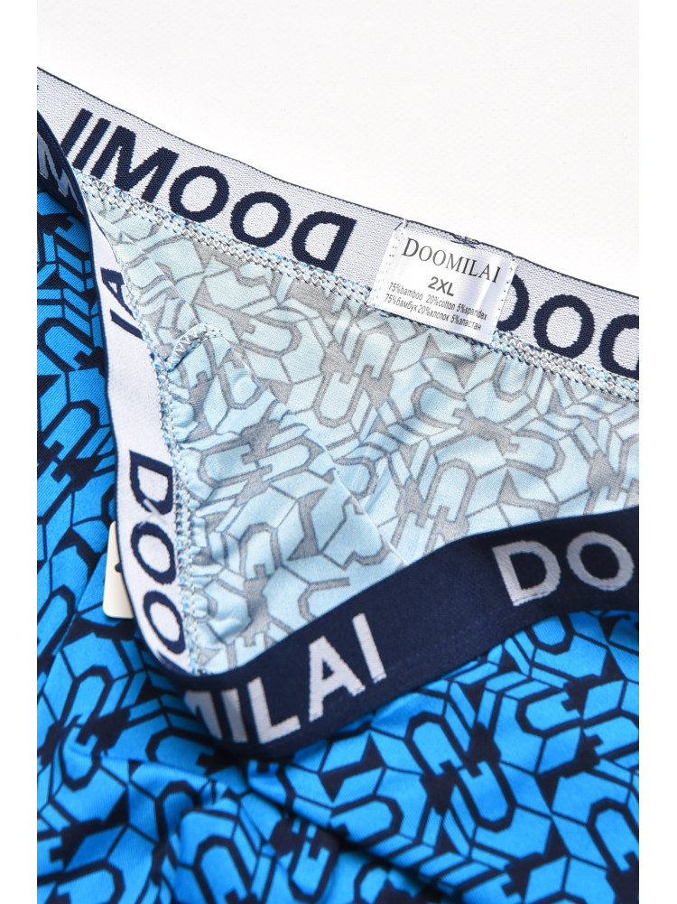 Боксеры мужские тёмно-синего цвета с принтом DO1804 211651C