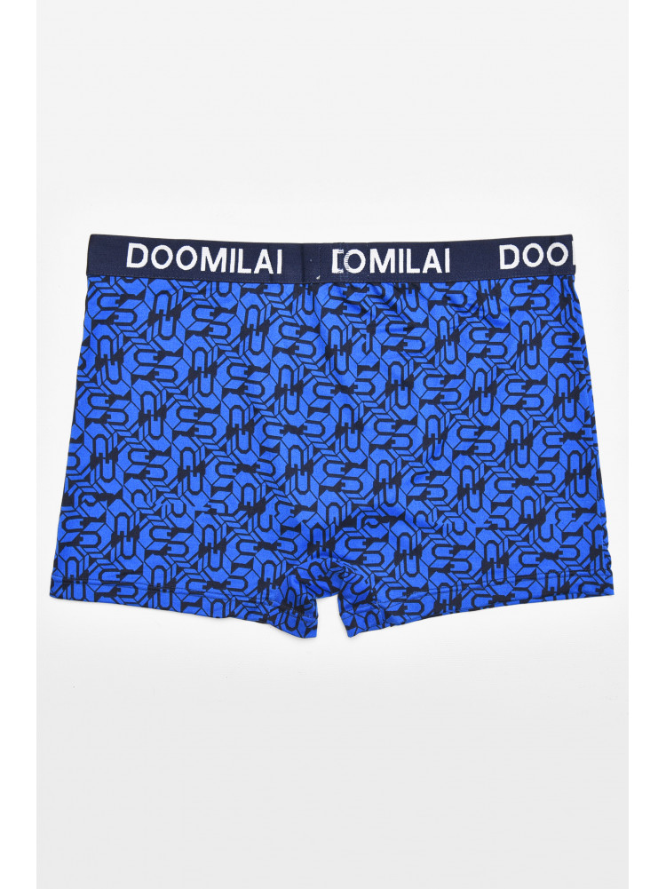Боксеры мужские тёмно-синего цвета с принтом DO1804 211652C
