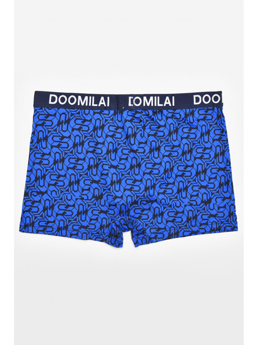 Боксеры мужские тёмно-синего цвета с принтом DO1804 211652C