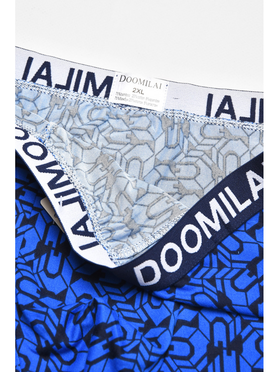 Боксеры мужские тёмно-синего цвета с принтом DO1804 211652C