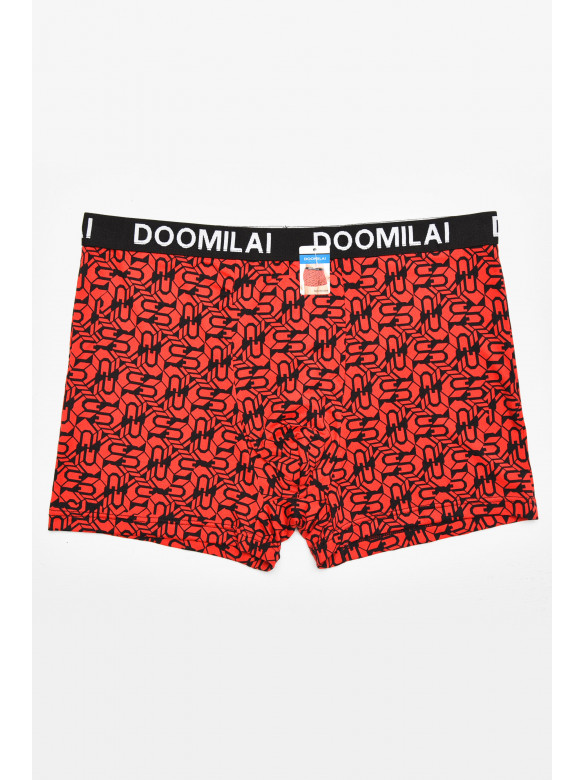 Боксеры мужские красного цвета с принтом DO1804 211653C