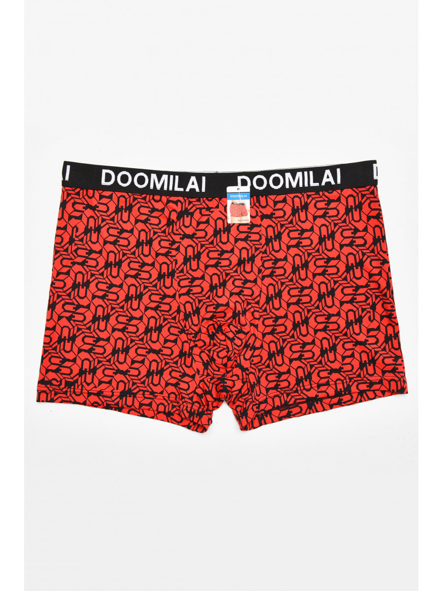 Боксеры мужские красного цвета с принтом DO1804 211653C