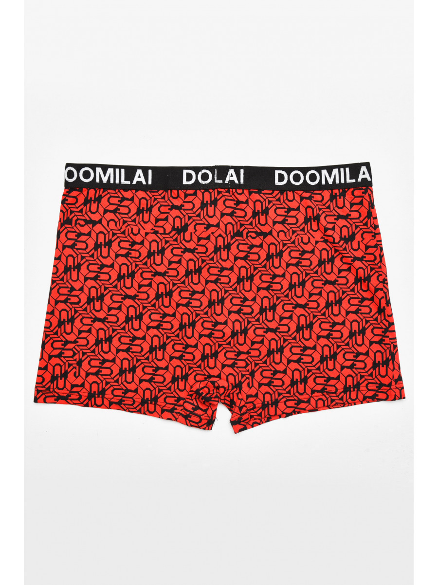 Боксеры мужские красного цвета с принтом DO1804 211653C