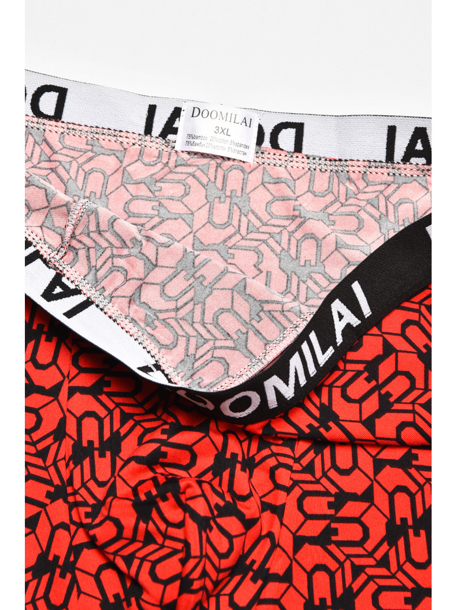 Боксеры мужские красного цвета с принтом DO1804 211653C