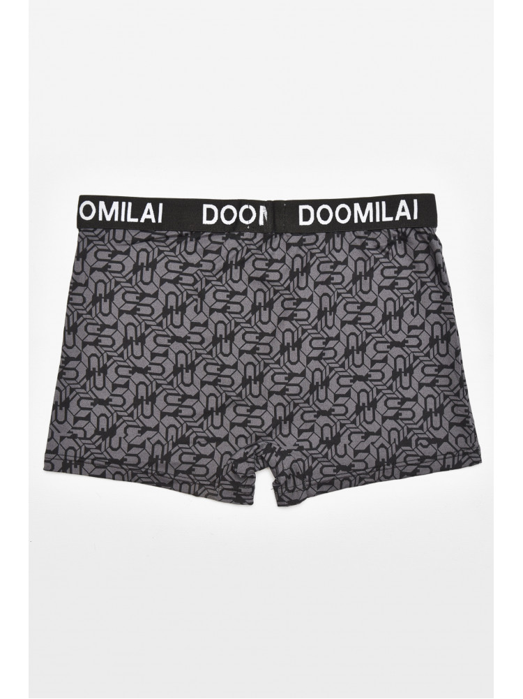 Боксеры мужские тёмно-серого цвета с принтом DO1804 211654C