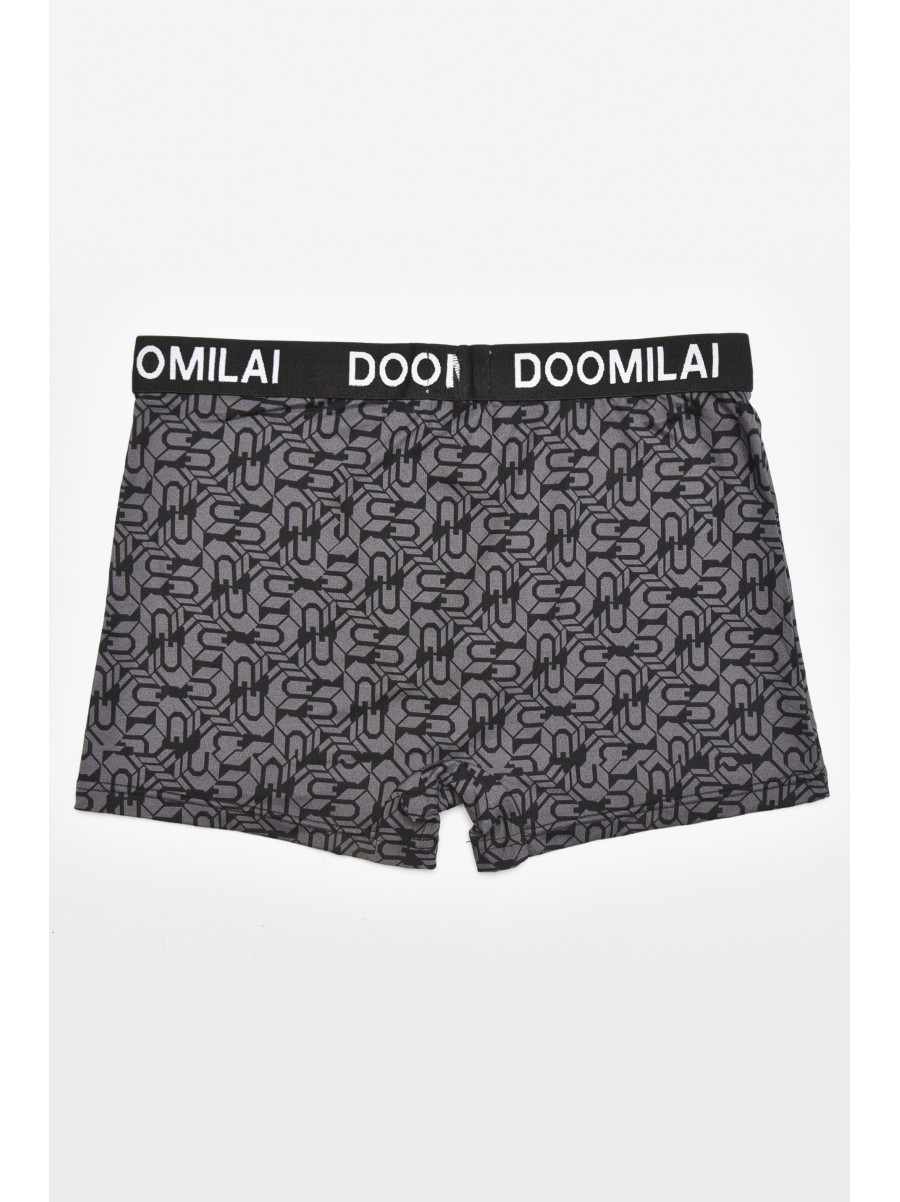 Боксеры мужские тёмно-серого цвета с принтом DO1804 211654C